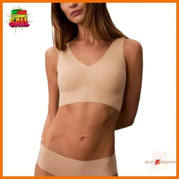 Seamless Lightly Lined Wirefree Bralette with Removable Pads - Picture 2 of 8